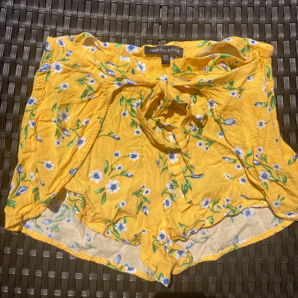 Kendall and Kylie Yellow shorts